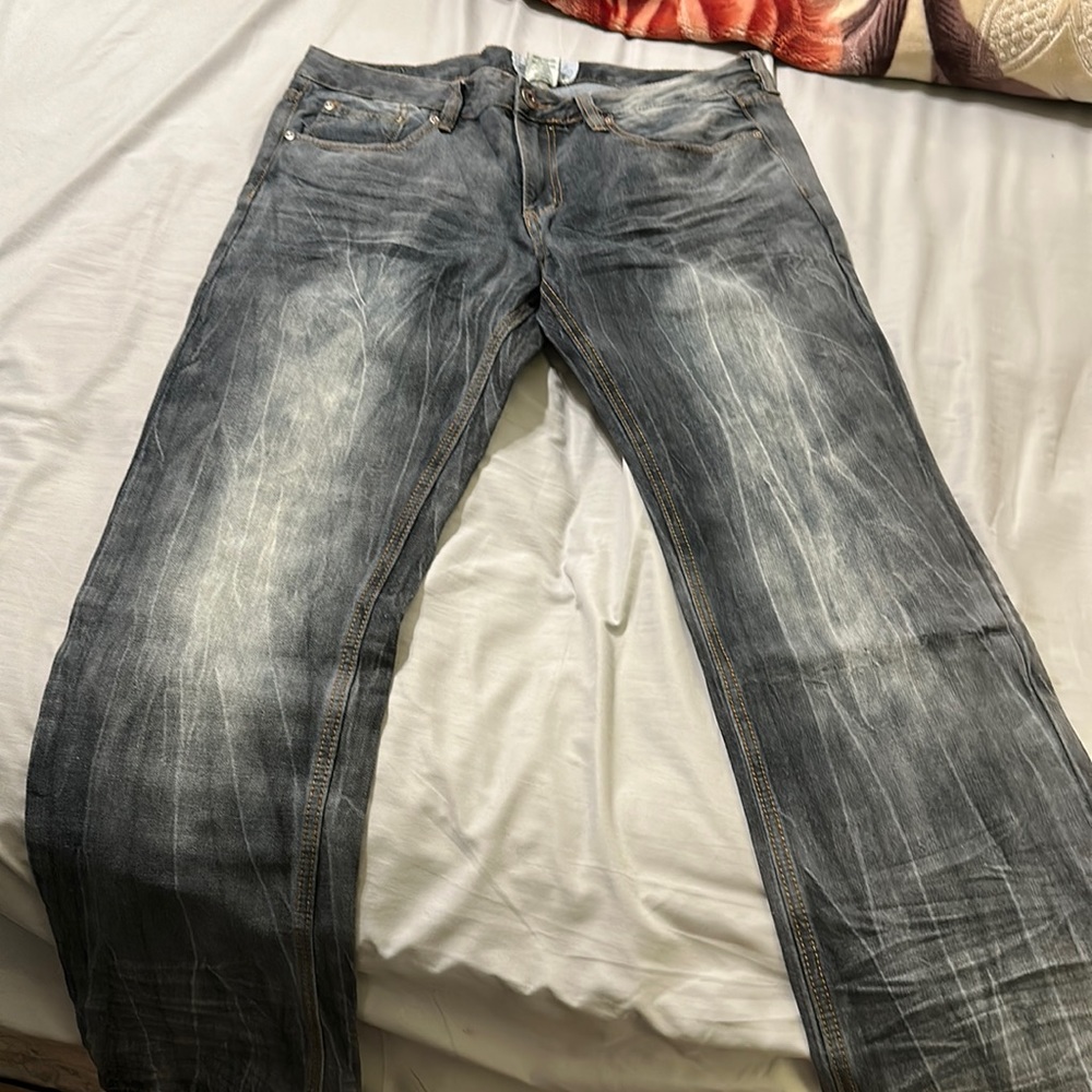 Gray jeans